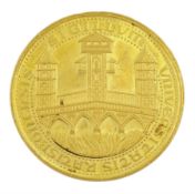 German 1967 commemorative gold medallion