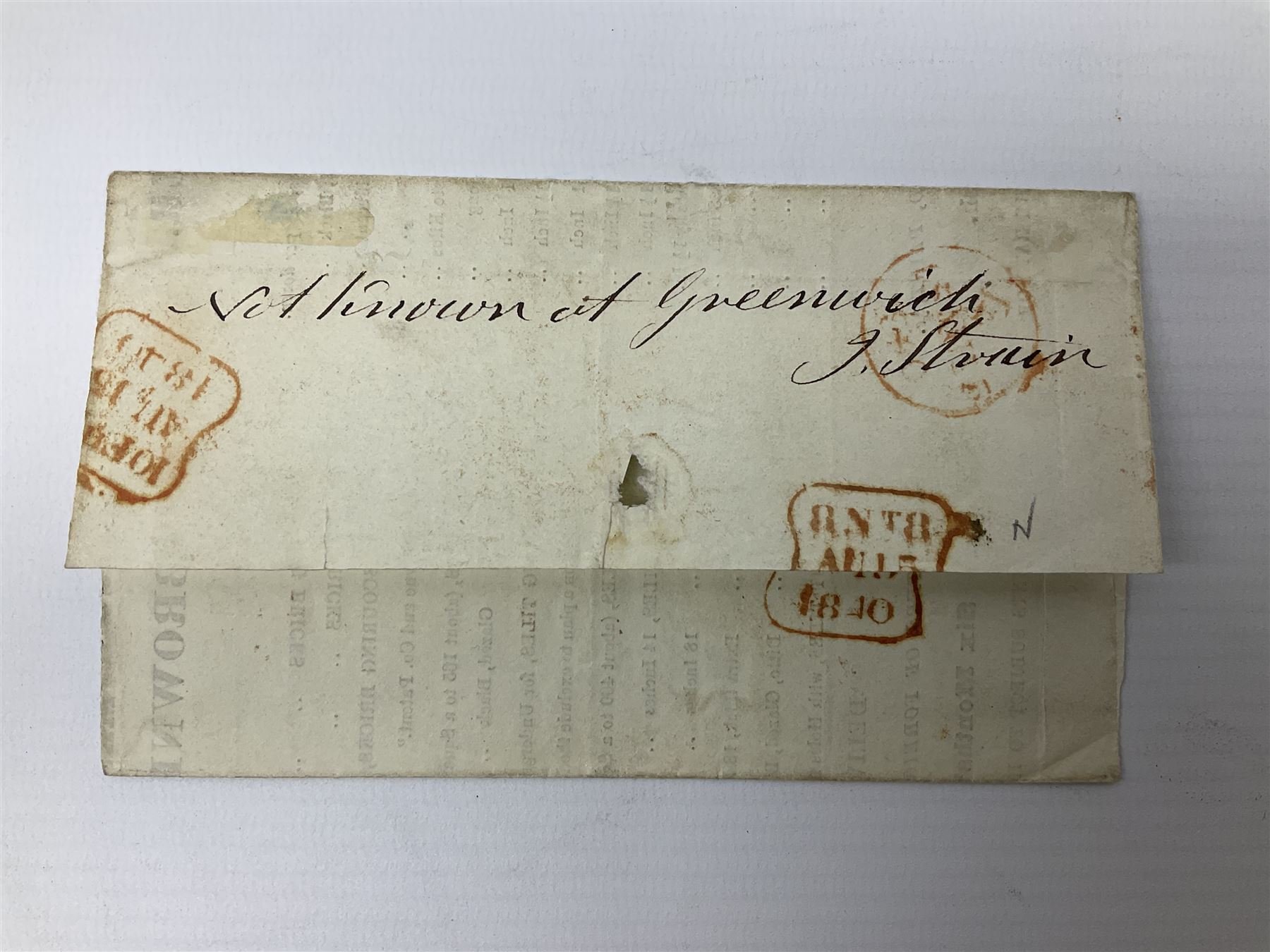 Queen Victoria penny black stamp on advertisement letter 'Browne & Compy Bridgwater' - Image 4 of 5