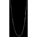 18ct gold Foxtail link necklace