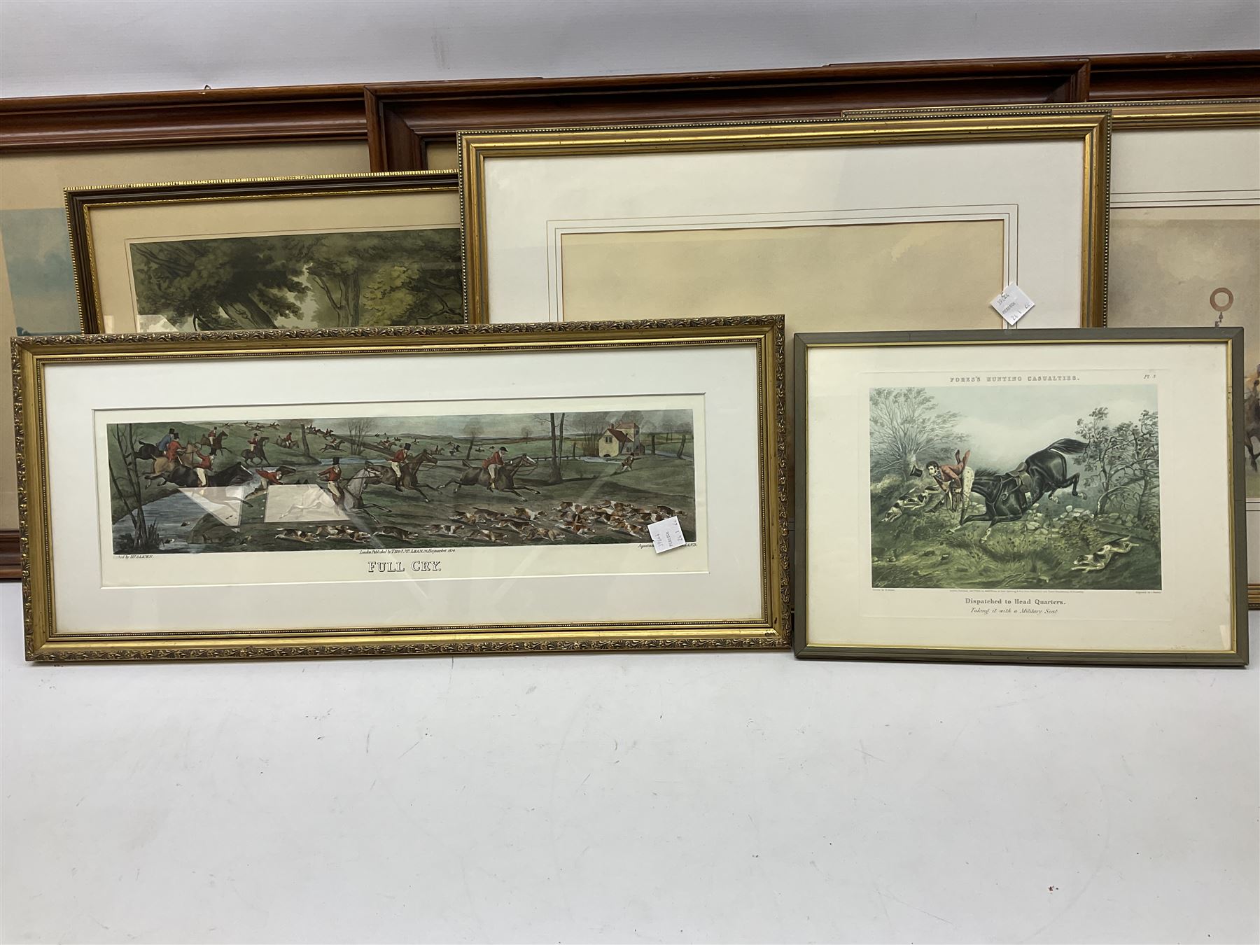 Collection of modern and antique Equestrian prints including after Henry Alken and JF Herring max 40 - Image 3 of 5