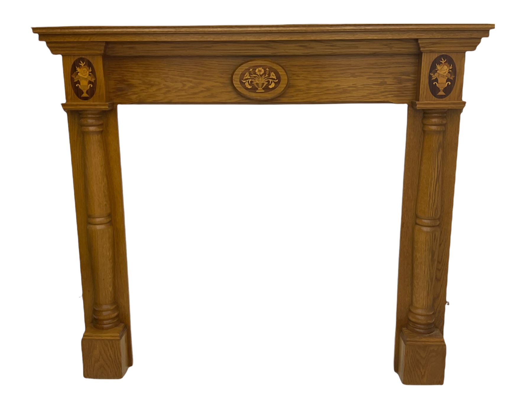 Light oak fire surround - Image 2 of 5