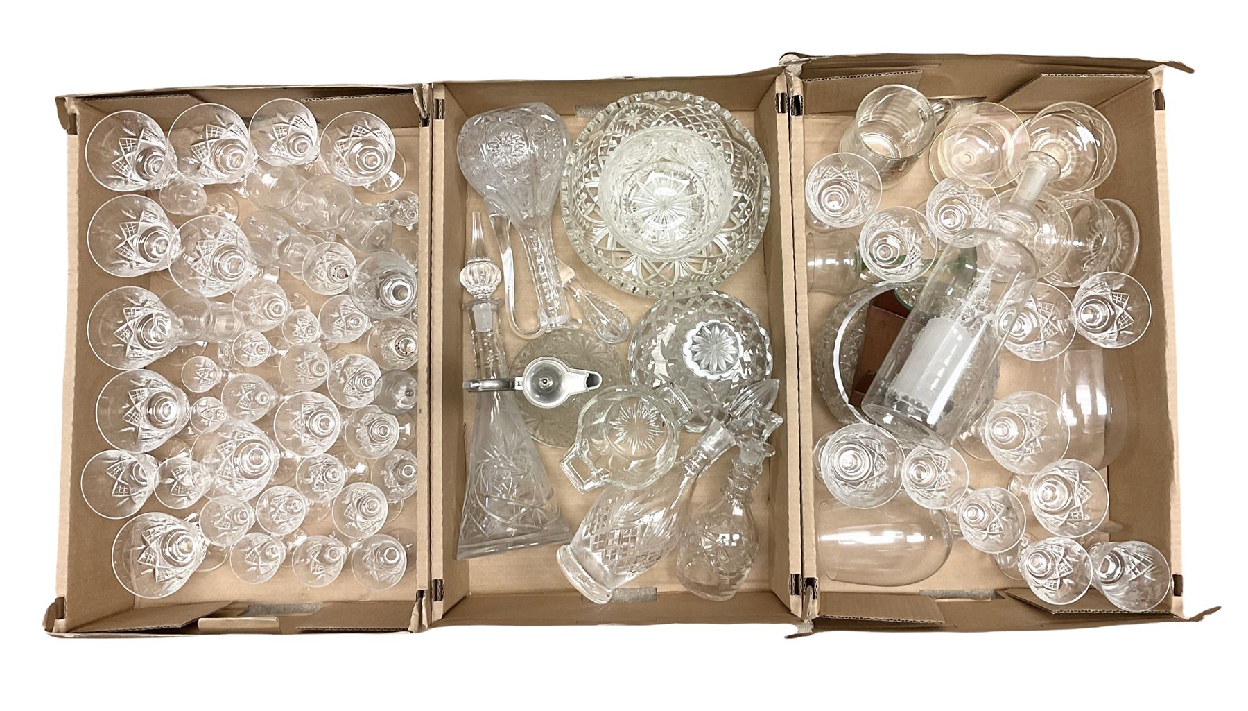 Quantity of glass to include drinking glasses