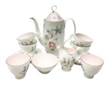 Royal Albert 'Sea Drift' coffee service for six