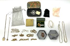 Collection of costume jewellery