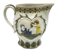 Early 19th century Prattware jug