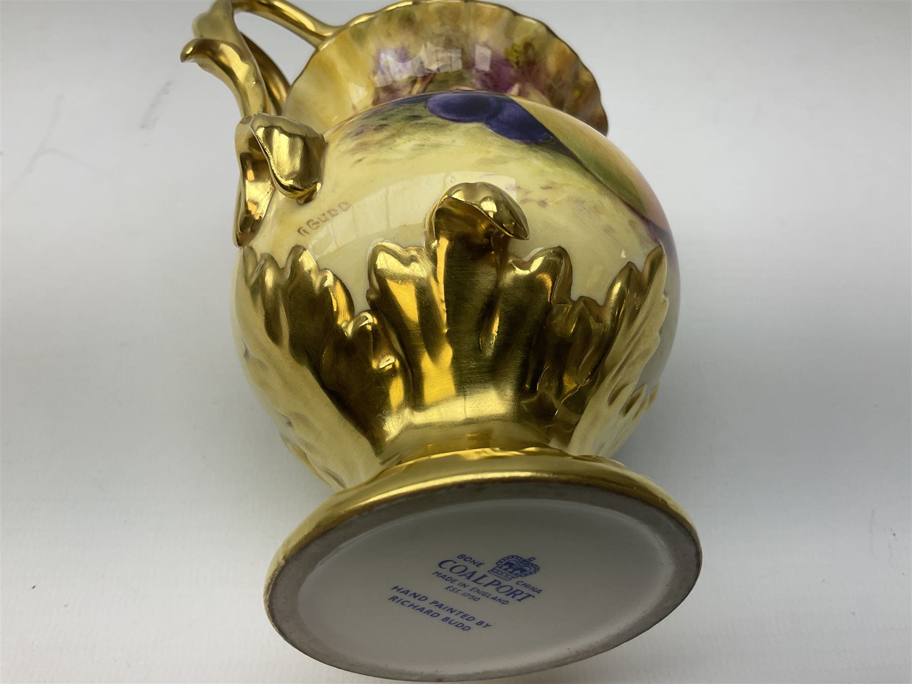 Coalport pot pourri vase with twin gilt handles - Image 5 of 6