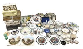 Quantity of Victorian and later ceramics to include Coalport 'Camelot' pattern coffee service