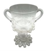 Early 20th century commemorative twin handled pedestal cup