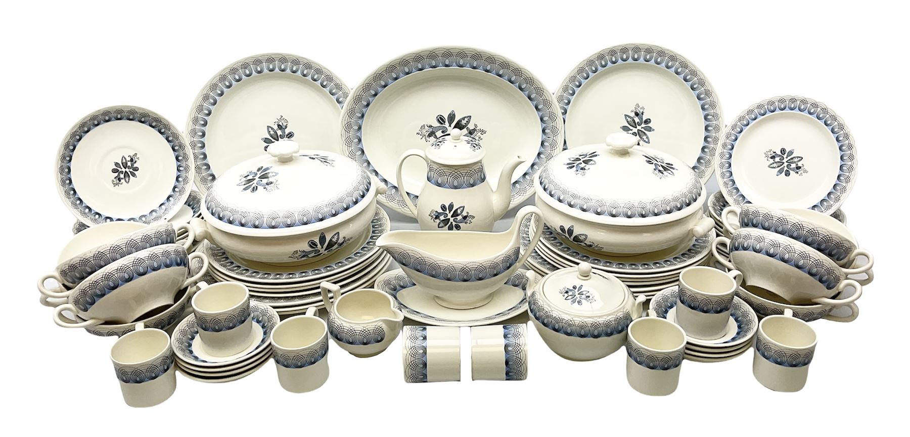 Wedgwood Persephone pattern part tea and dinner service