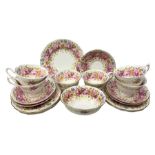 Royal Albert Serena pattern tea service