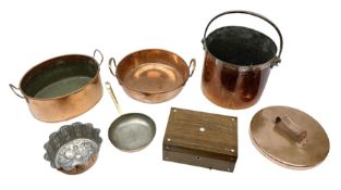 Victorian copper stock pot