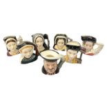 Royal Doulton Henry VIII and his Six Wives Character Jugs