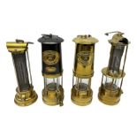 Four miners lamps