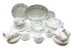 Wedgwood tea and dinner service decorated in the 'April Flowers' pattern