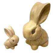 Two Sylvac bunnies