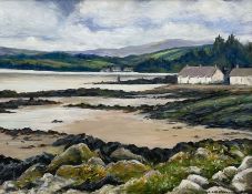 Leslie I Warburton (British 1917-2014): 'Rockcliffe' Scotland