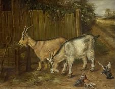 Vincent Hunter (20th century): Goats and Pigeons