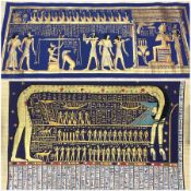 Egyptian School (20th century): Hymn to Nut and Judgement Day