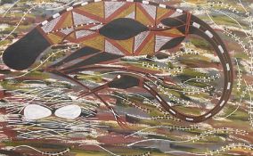 Benjamin Naborlhorlh (Aboriginal 20th century): Australian Cranes