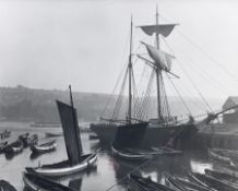 After Frank Meadow Sutcliffe (British 1853-1941): Cobles and Fishing Vessels Dock End Whitby