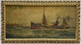 H G Hutton (Scarborough 19th/20th century): Ship's Portrait - Aberdeen Steam Trawler 'Strathspey A92