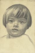 Giulio Boetto (Italian 1894-1967): Portrait of a Child