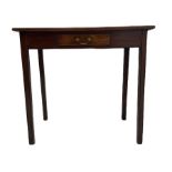 Georgian oak side table