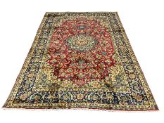 Persian Najafabad red ground carpet
