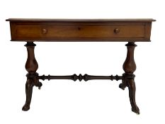 Victorian mahogany console table