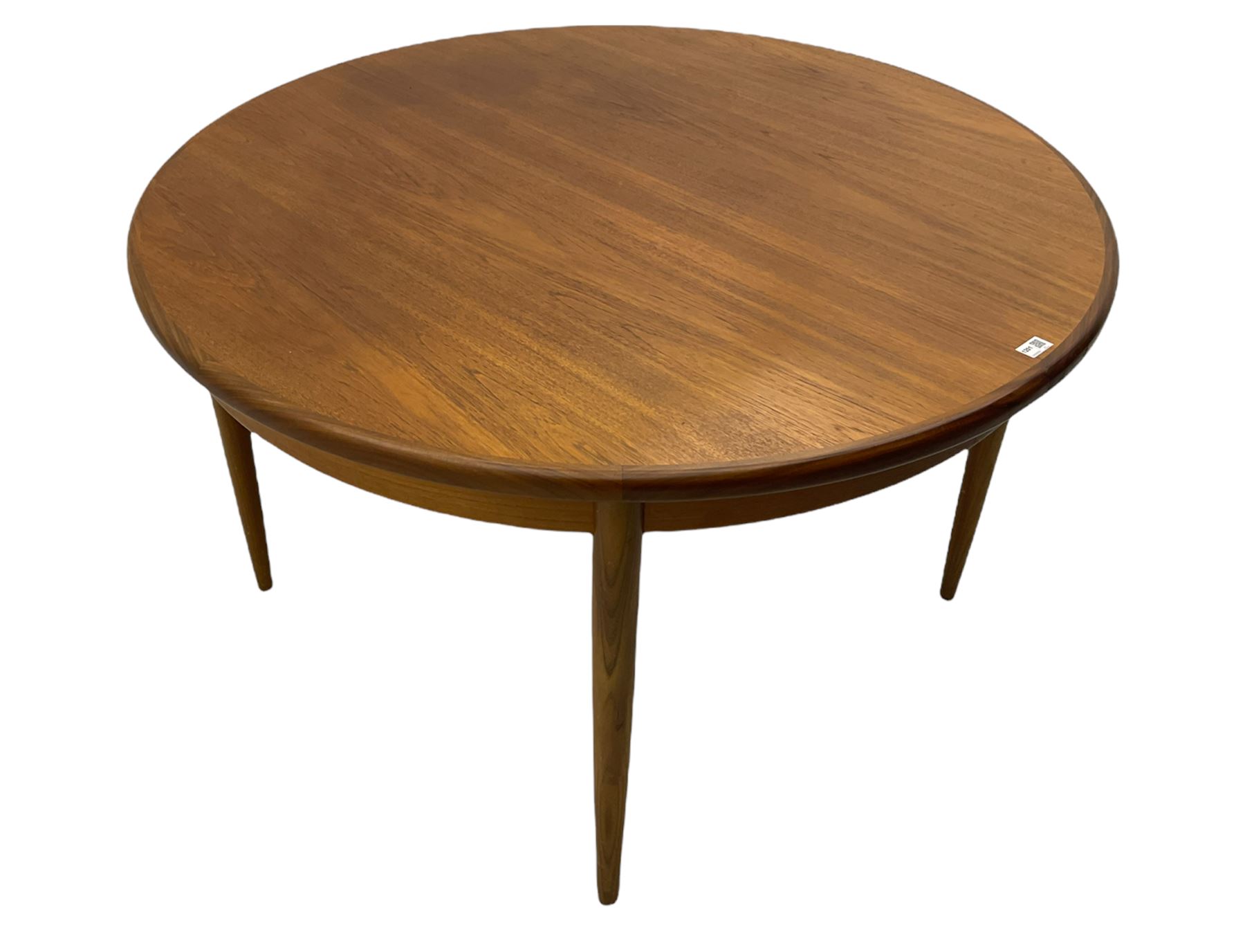 G-Plan Mid-20th century teak circular extending dining table - Image 8 of 21