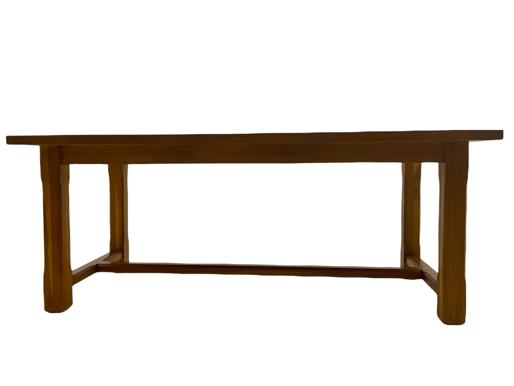 Manor Oak - light oak rectangular dining table - Image 2 of 11