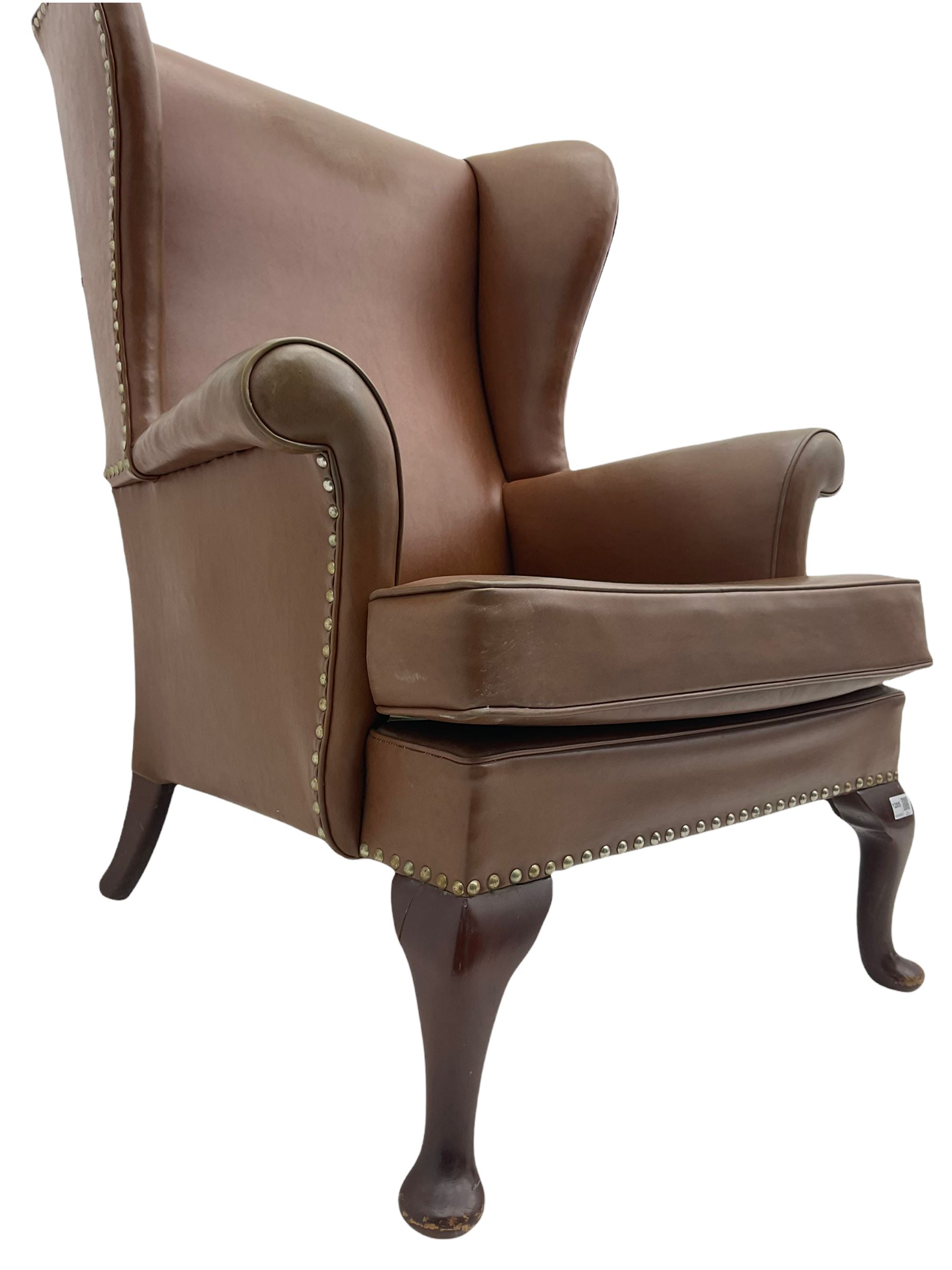 Parker Knoll - mid-20th century wing back armchair - Image 5 of 5