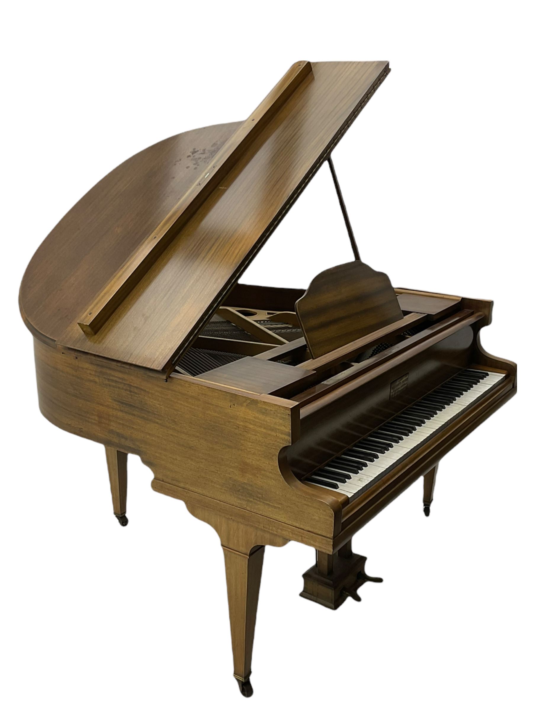 Brindley & Foster mahogany cased baby grand piano - Image 10 of 10