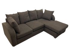 Corner sofa with right hand chaise