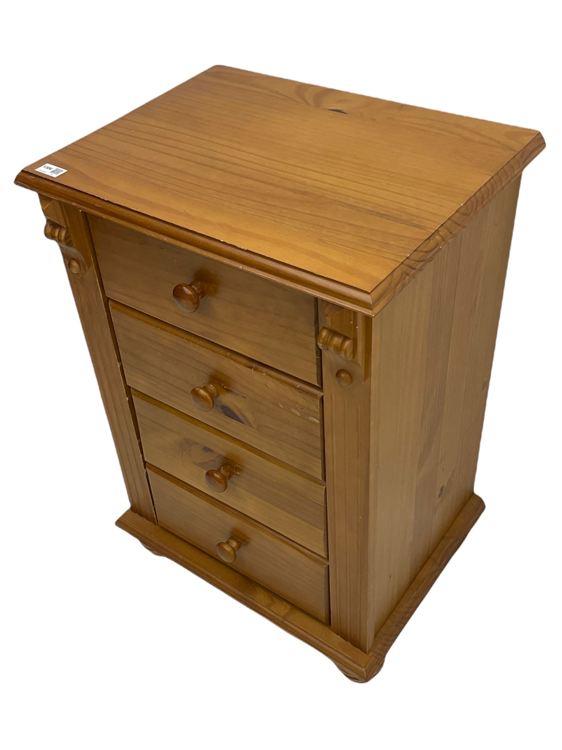 Pair of pine pedestal chests - Image 5 of 5