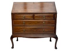 Georgian style mahogany bureau