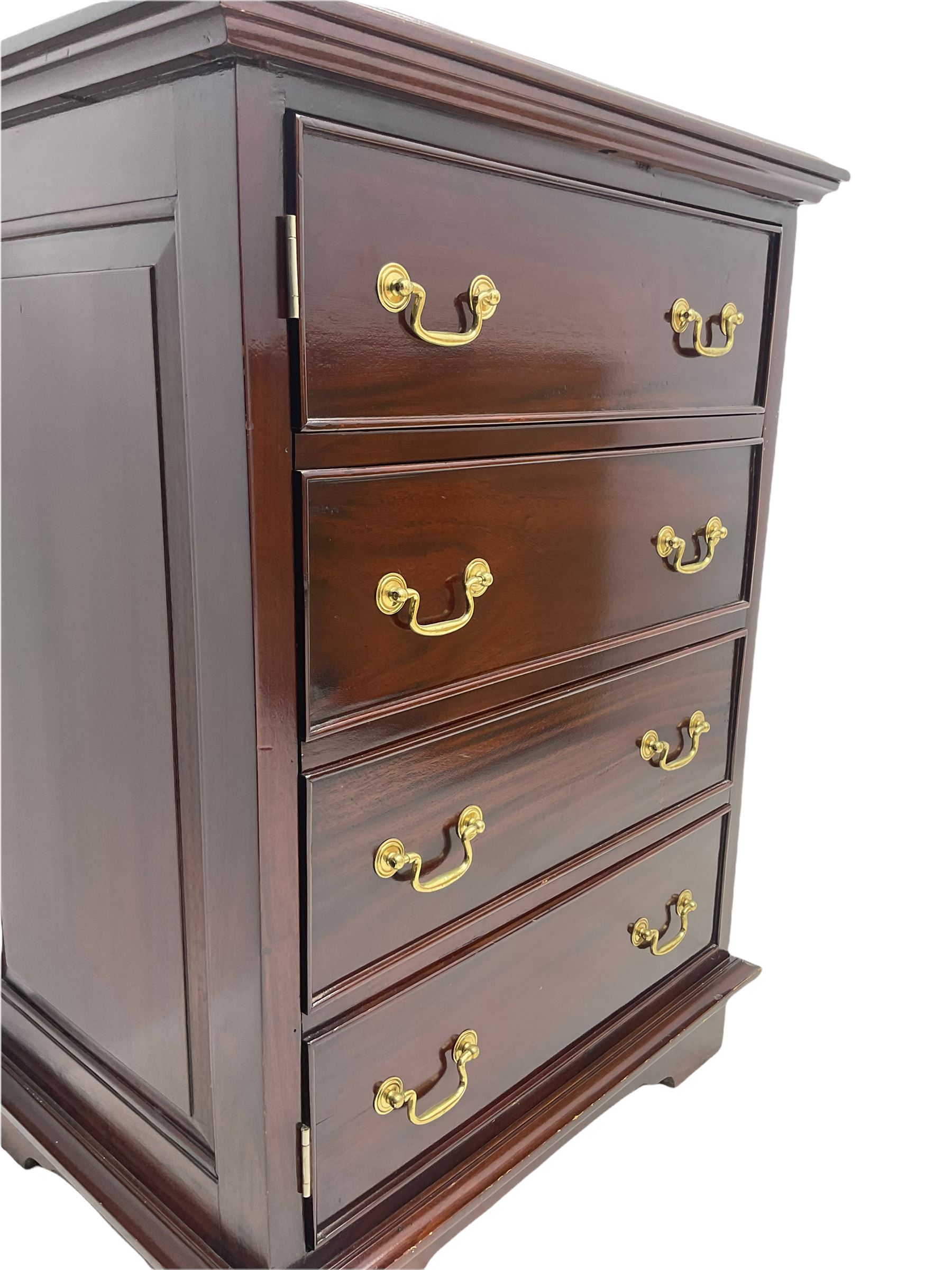 Georgian style mahogany chest cabinet - Image 5 of 6
