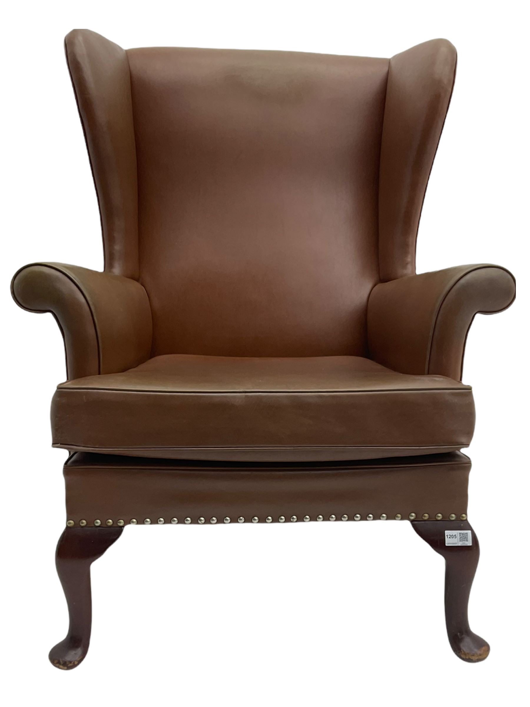 Parker Knoll - mid-20th century wing back armchair