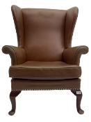 Parker Knoll - mid-20th century wing back armchair