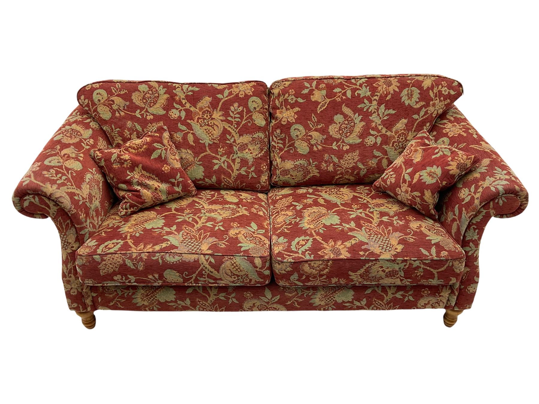 Traditional shape three seat sofa - Image 2 of 7