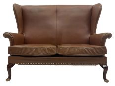 Parker Knoll - Mid 20th century two seat wing back sofa