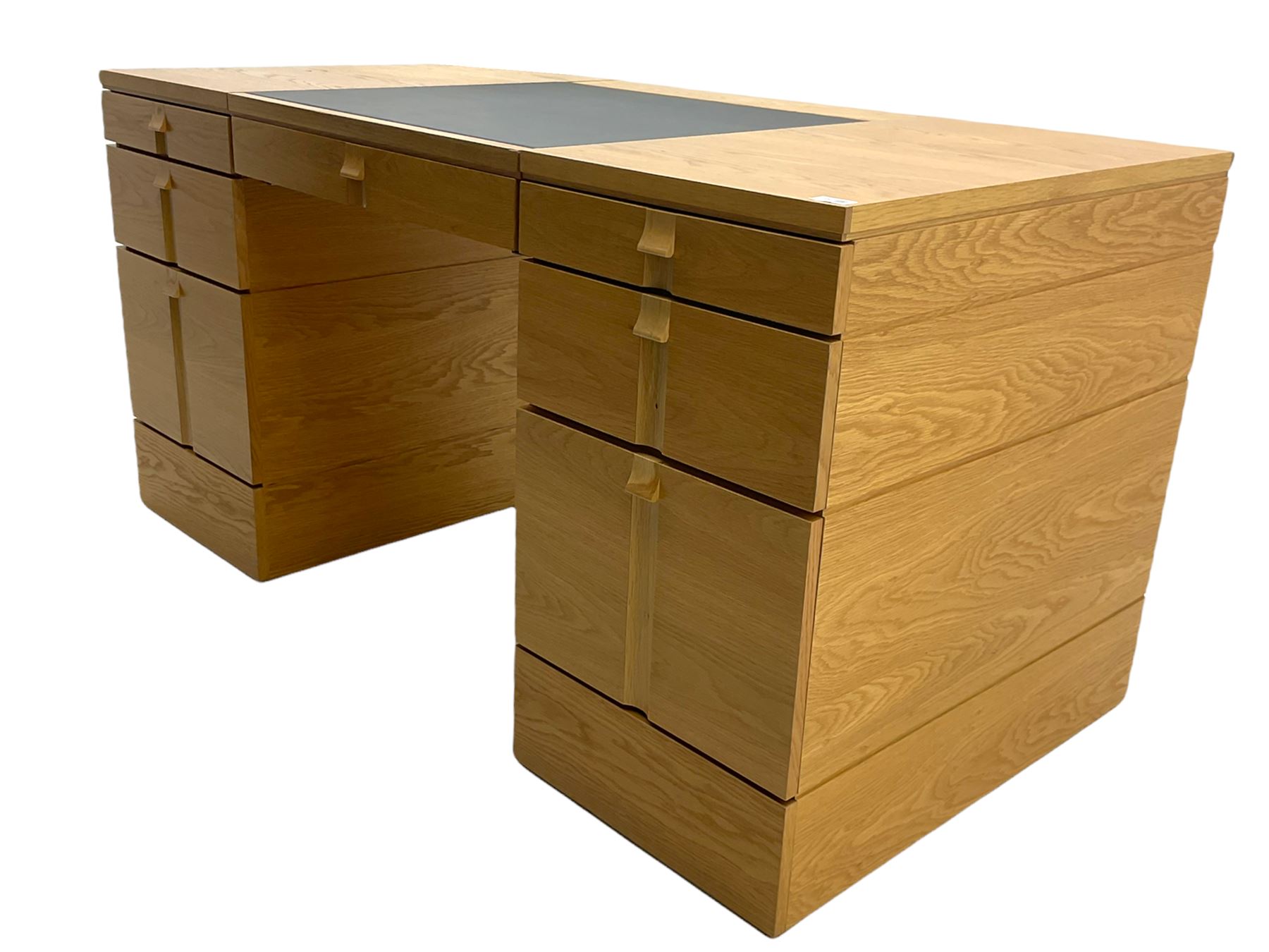 Marks and Spencer Home - light oak office desk - Image 5 of 11