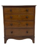 19th century and later mahogany chest