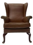 Parker Knoll - mid-20th century wing back armchair