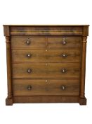 19th century Scottish mahogany chest