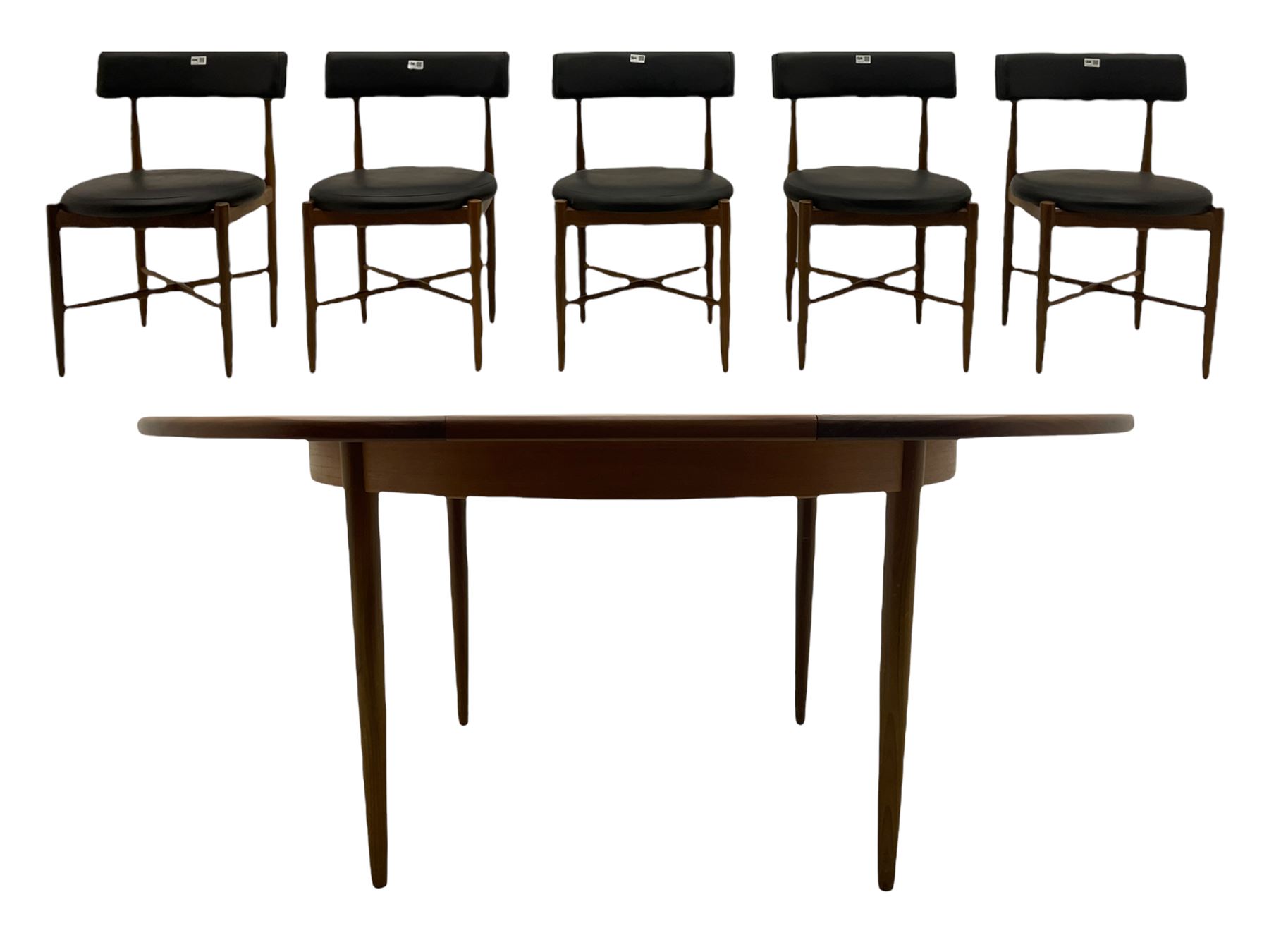 G-Plan Mid-20th century teak circular extending dining table