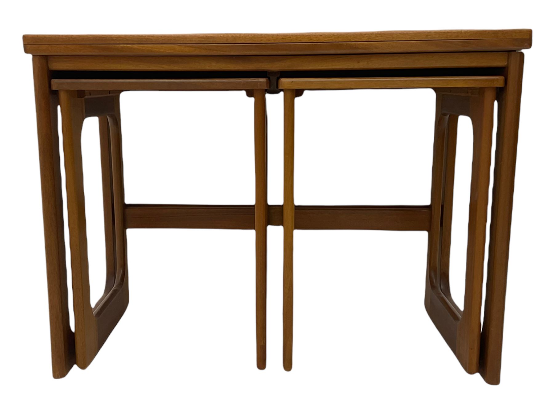 Mcintosh-Mid-20th century teak nest of three tables