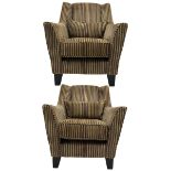 Pair of easy armchairs