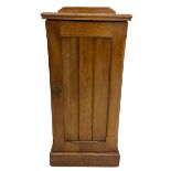 Edwardian ash bedside cabinet