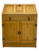 Light oak bureau